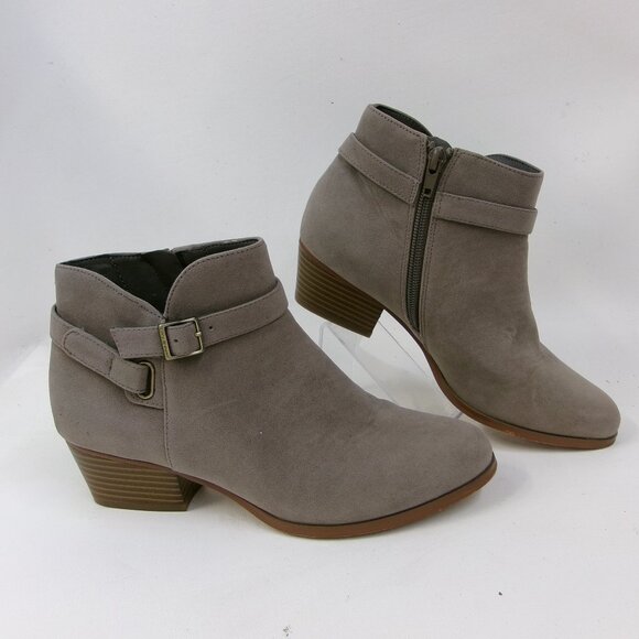 Giani Bernini Dorii Memory Foam‎ Taupe Ankle Boots Size 6 - Picture 1 of 6